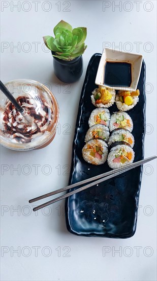 Gimbap or rice roll