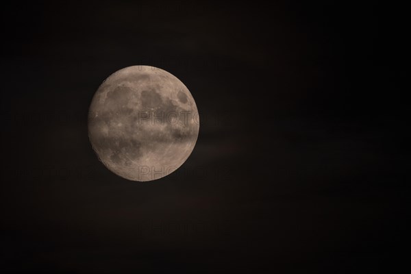 Moonrise over the mountains. Emmendingen