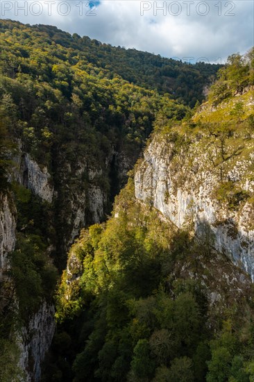 Canyon on the Passerelle Holtzarte