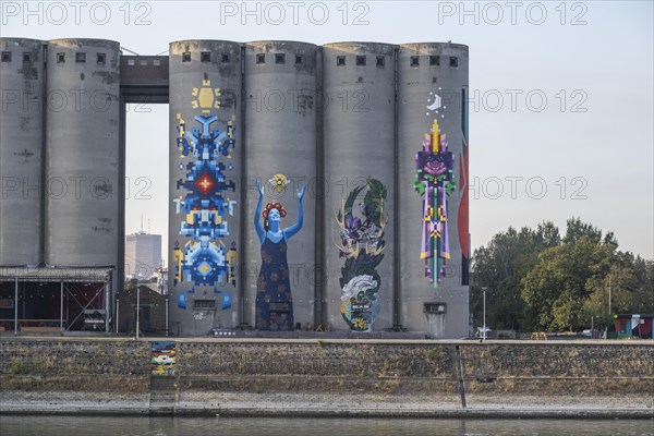 Graffiti on industrial buildings