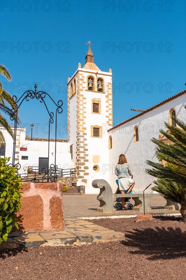 The beautiful white church of Betancuria