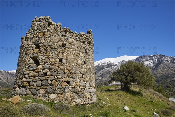 Round old fortified defence tower