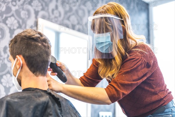 Opening of hairdressing salons after the coronavirus pandemic