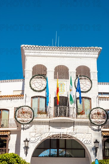 Town Hall in the Plaza Balcon de Europa in Nerja