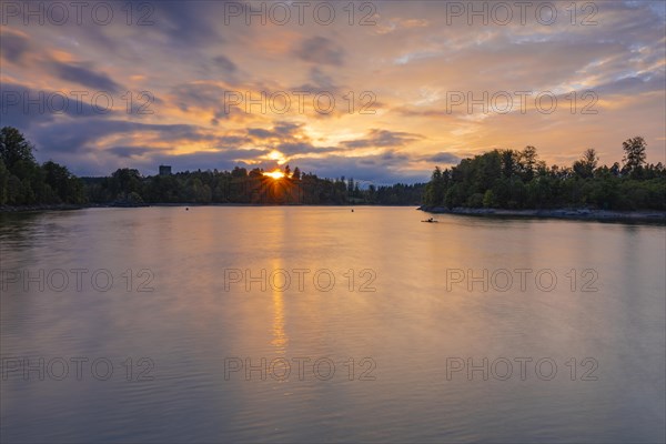 Sunset at Ottenstein Reservoir