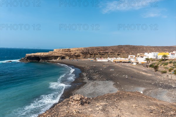 Aerial view of Ajuy beach