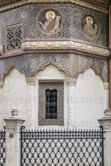 Small orthodox church in the city centre of Bucharest