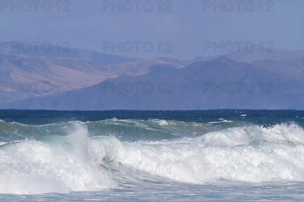 Waves at Playa de Cofete beach