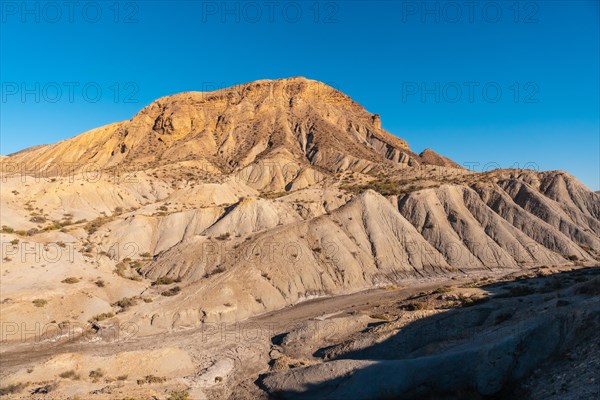 Barranco de Las Salinas in the desert of Tabernas