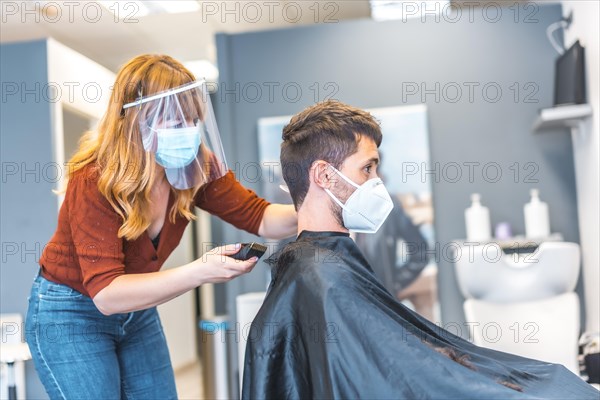 Opening of hairdressing salons after the coronavirus pandemic