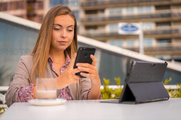 Executive blonde woman