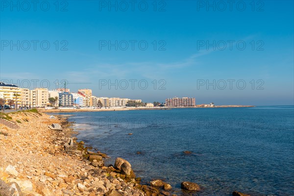 Playa de los Locos in the coastal town of Torrevieja next to Playa del Cura