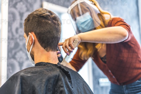 Opening of hairdressing salons after the coronavirus pandemic