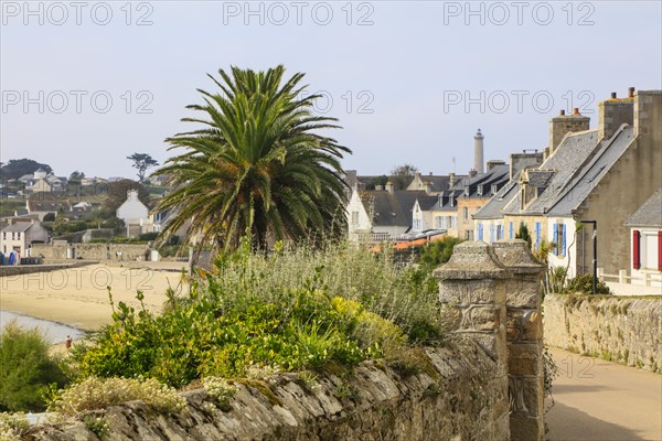 Ile de Batz island in the English Channel off the coast of Brittany near Roscoff