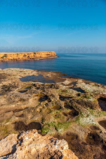 Beautiful coastline next to the Los Locos beach in the coastal city of Torrevieja next to the Cura beach
