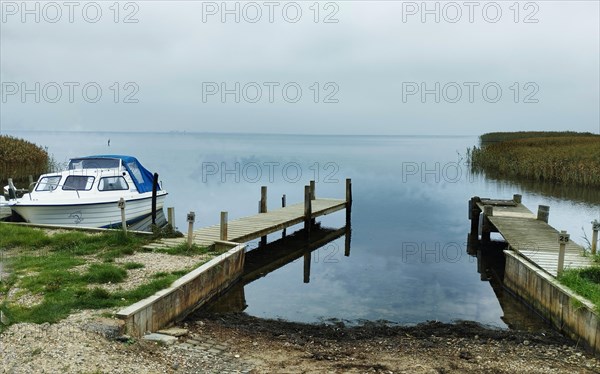 Small harbour on Ringkobing Fjord