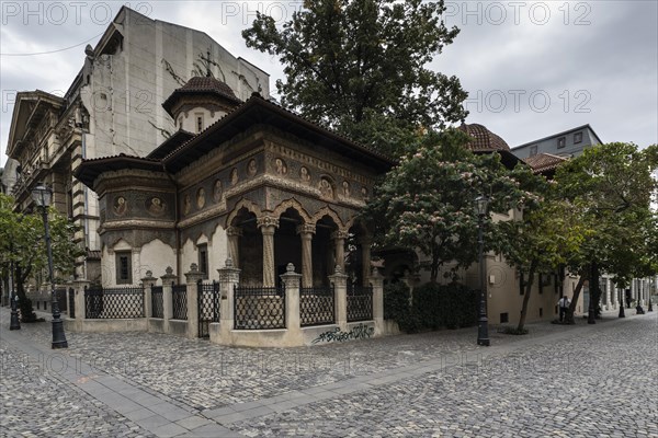 Small orthodox church in the city centre of Bucharest