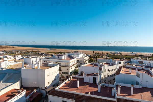 View of the Bateles beach from the Torre de Guzman in Conil de la Frontera