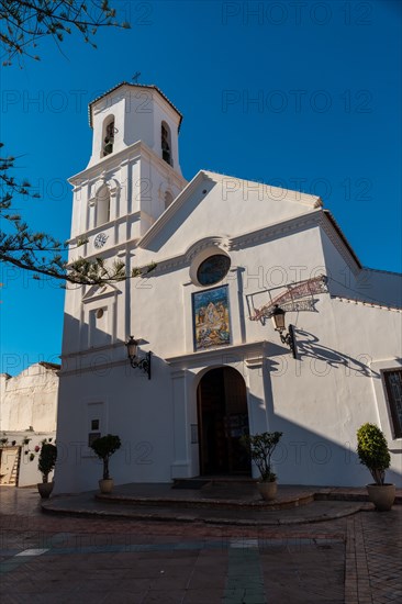 Church in Plaza Balcon de Europa in Nerja