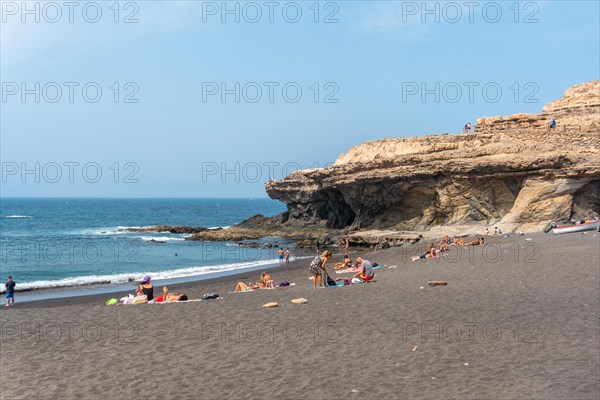 Coastal town of Ajuy near the town of Pajara