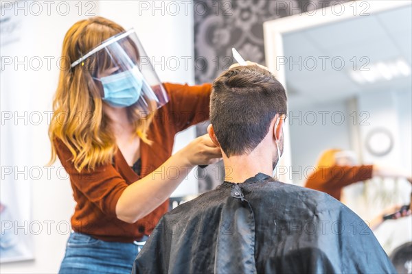 Opening of hairdressing salons after the coronavirus pandemic