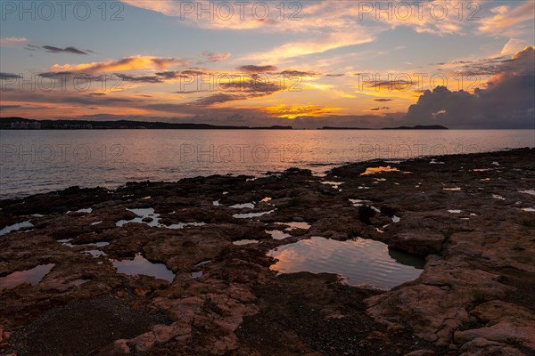 Landscape at Sunset in San Antonio Abad