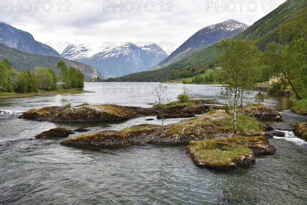 Landscape near Stryn in Norway