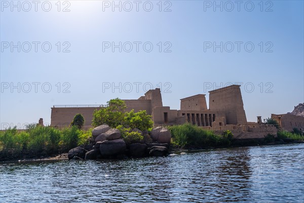 The Temple of Philae with its beautiful columns