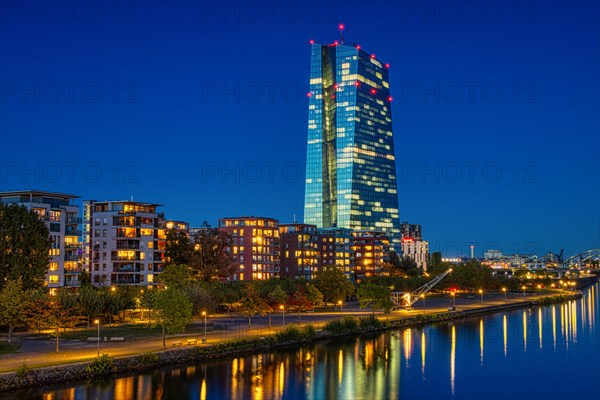 The lights of the European Central Bank