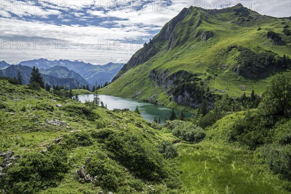 View of Seealpsee and Seekoepfle