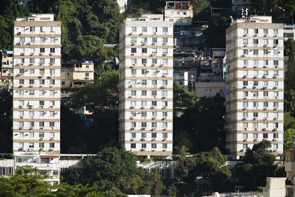 Typical high-rise buildings in Rio de Janeiro