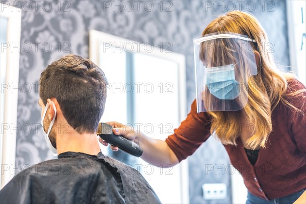 Opening of hairdressing salons after the coronavirus pandemic