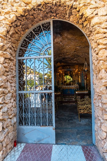 Interiors of the Immaculate Conception Church in the municipality of Mijas in Malaga. Andalusia