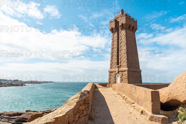 Lighthouse Mean Ruz is a building built in pink granite