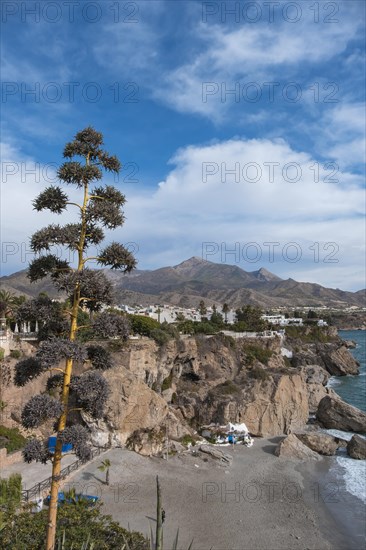 View of the coast from the Balcon de Europa