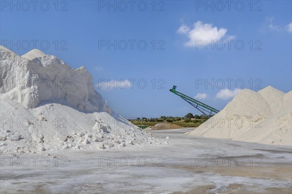 Sea salt mountains