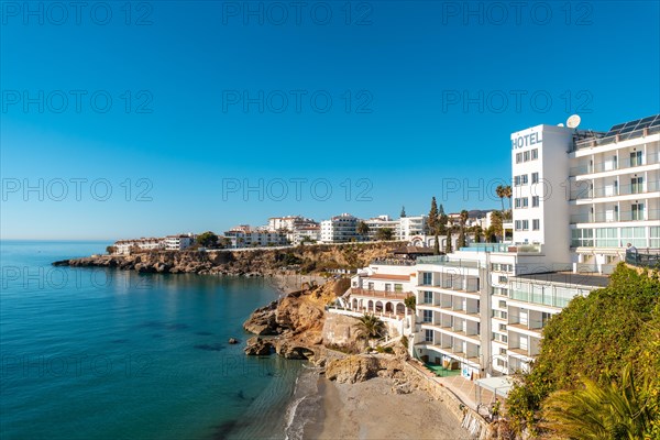 Playa el Salon in the town of Nerja