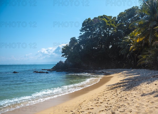 Beautiful paradisiacal beach called Cocalito in Punta de Sal