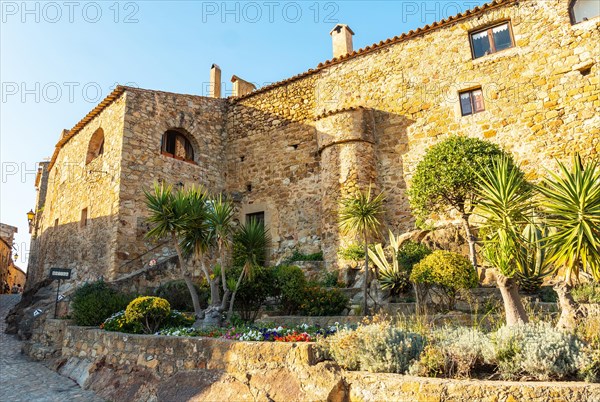 Old houses of Pals medieval village