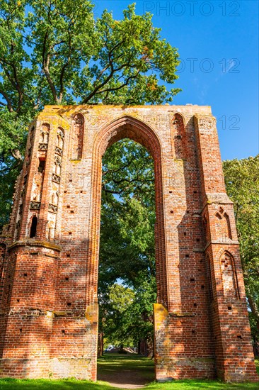 Ruin of Cistercian abbey Kloster Eldena