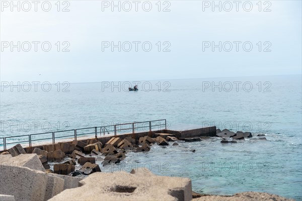 Bathing site in Jardim do Mar in the east of Madeira