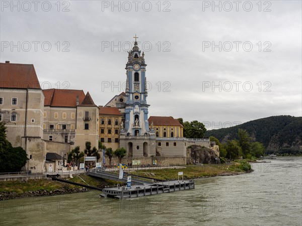 Boat landing stage on the Danube