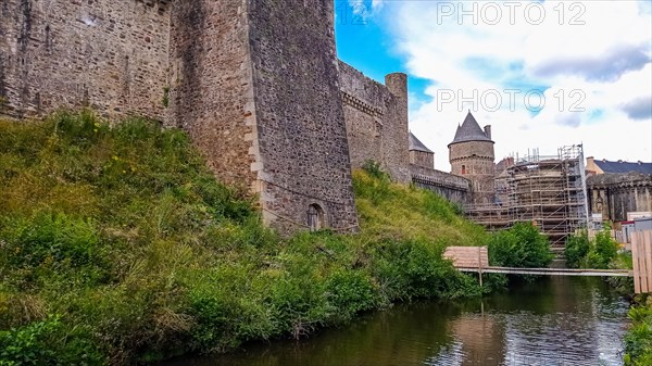 Castle of Fougeres. Brittany region