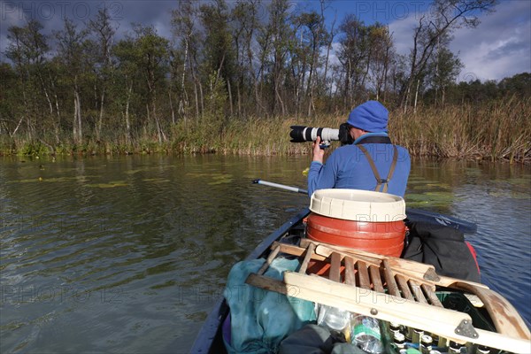 Nature park photographer at work