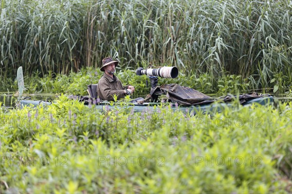 Nature park photographer at work