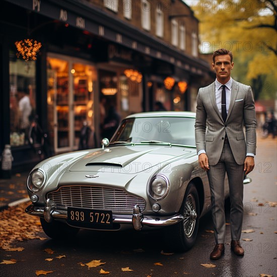 A historic Aston Martin DB5