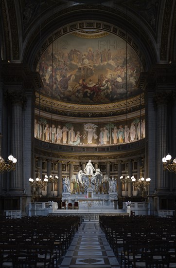 Interior view of the choir room