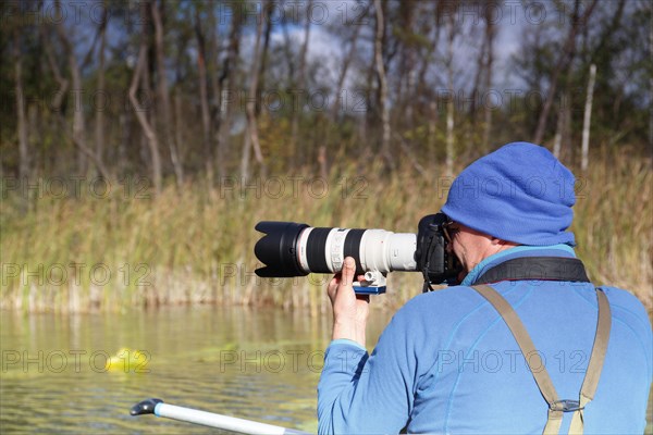 Nature park photographer at work