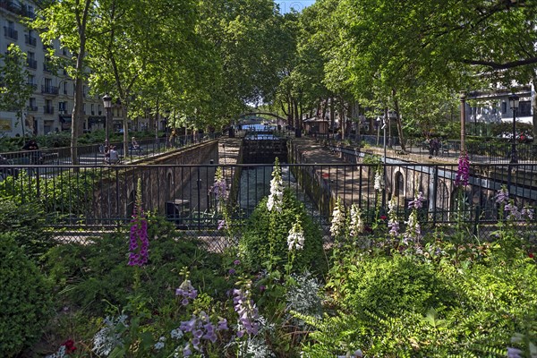 View of the Canal Saint-Martin