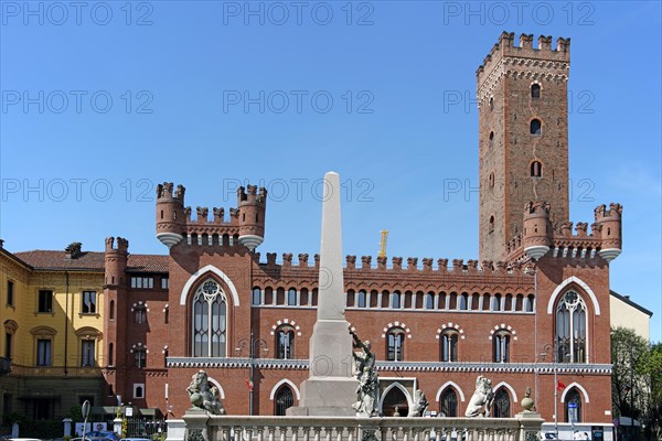 Asti Palazzo Medici del Vascello Comentina Tower Monument Unity of Italy